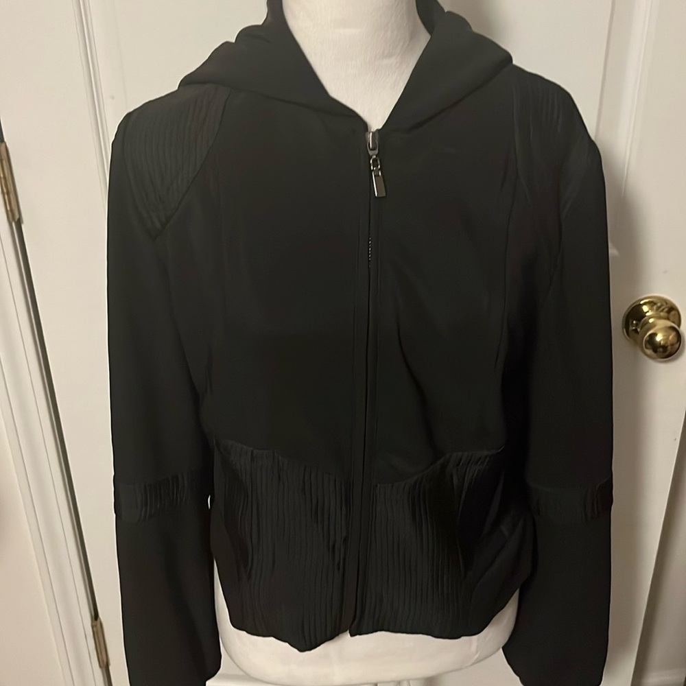 ALLURA LINED JACKET NWOT WITH HOOD SIZE 8